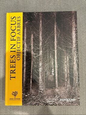Assouline Trees in Focus Hardcover Book - Yellow & Black